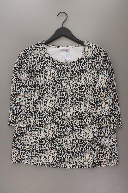 Helena Vera Printshirt Gr. 42 mit Tierdruck neuwertig 3/4 Ärmel creme