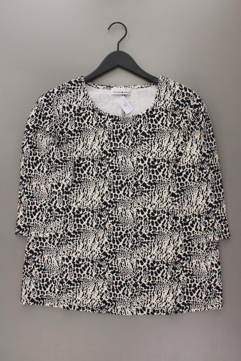 Helena Vera Printshirt Gr. 42 mit Tierdruck neuwertig 3/4 Ärmel creme