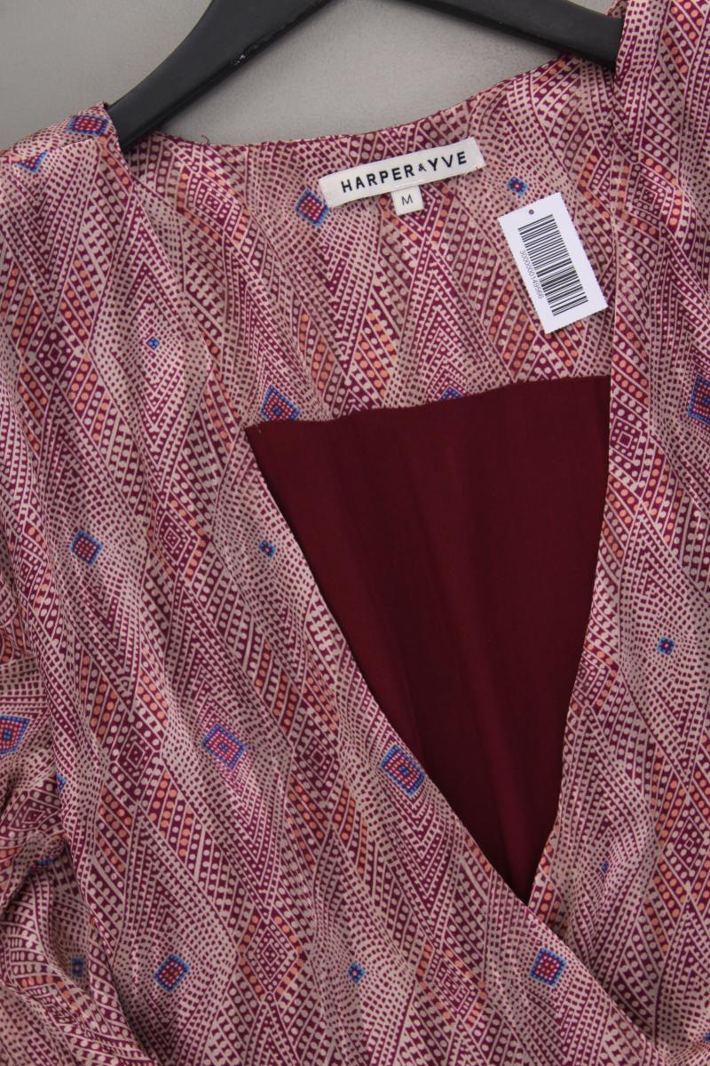Harper & Yve Wickelkleid Gr. M Langarm rosa aus Polyester