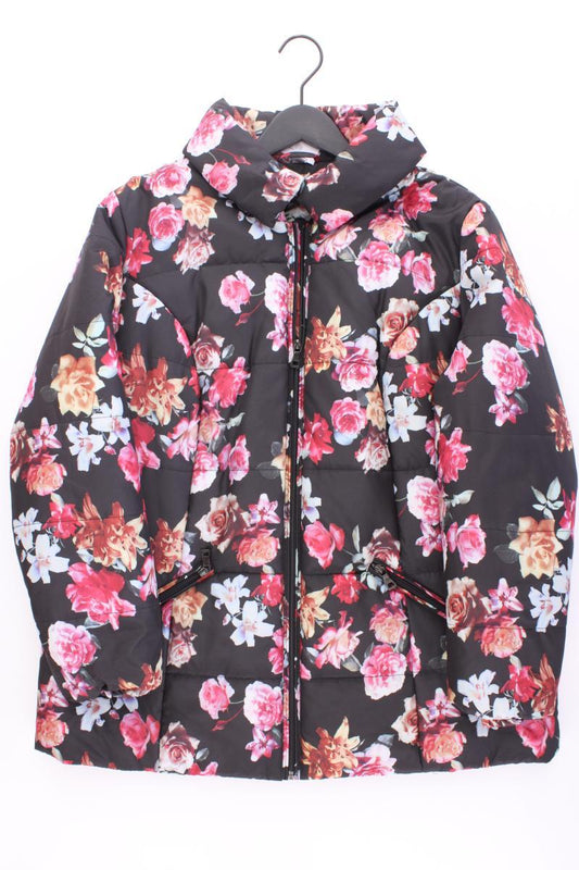 Paola Winterjacke Gr. 46 mit Blumenmuster neuwertig mehrfarbig aus Polyester