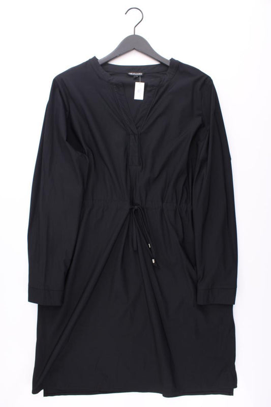 Greatlooks Kleid Gr. 48 Langarm schwarz aus Polyamid