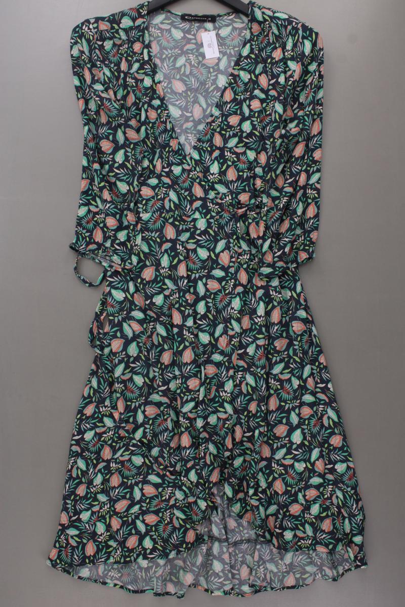 Expresso Wickelkleid Gr. 38 3/4 Ärmel mehrfarbig aus Viskose