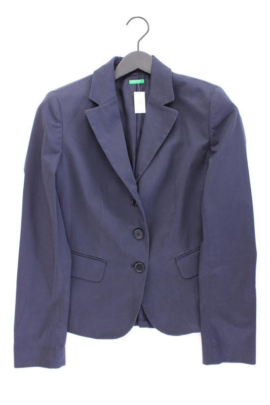 United Colors of Benetton Regular Blazer Gr. IT 44 (M) blau aus Baumwolle