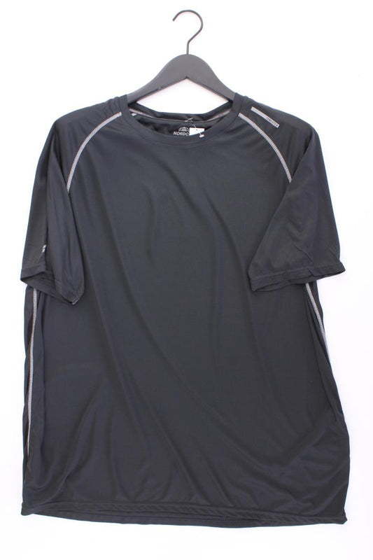 Nordcap Sportshirt für Herren Gr. XXL neuwertig Kurzarm grau aus Polyester