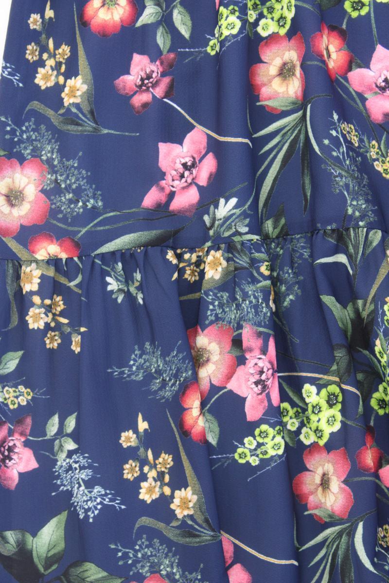 Thom by Thomas Rath Stretchrock Gr. 38 mit Blumenmuster mehrfarbig aus Polyester