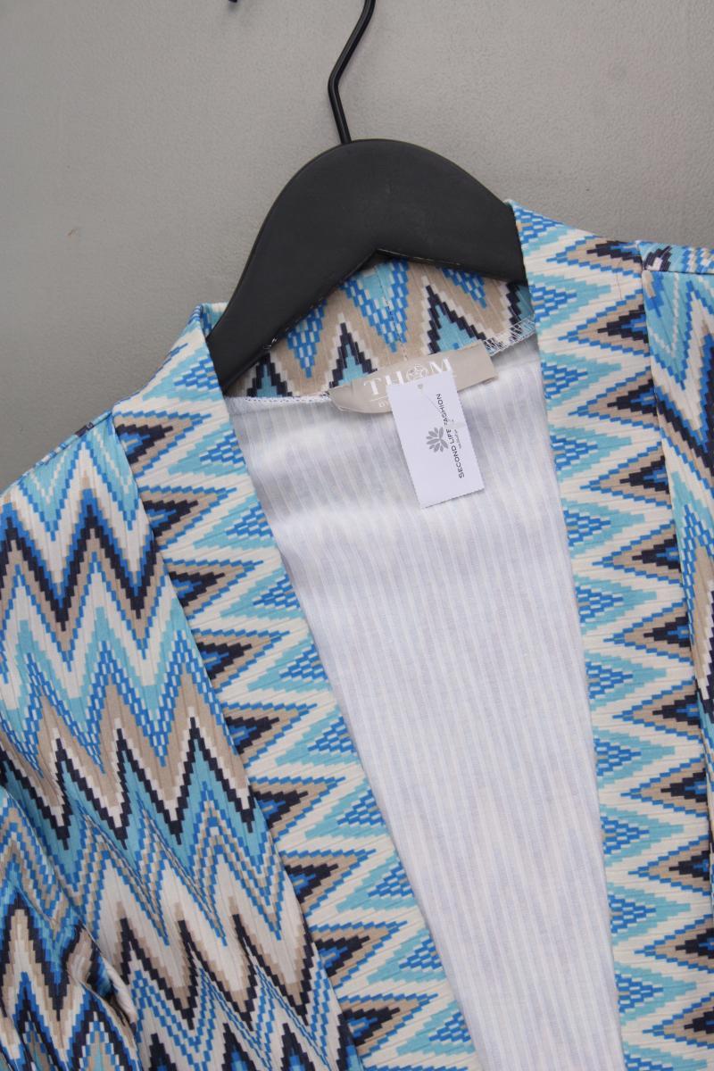 Thom by Thomas Rath Classic Cardigan Gr. 36 neuwertig Langarm blau aus Polyester