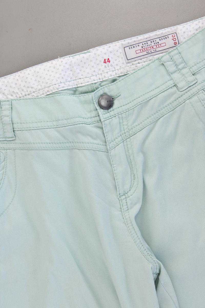 edc by Esprit Stoffhose Gr. 44 blau aus Baumwolle