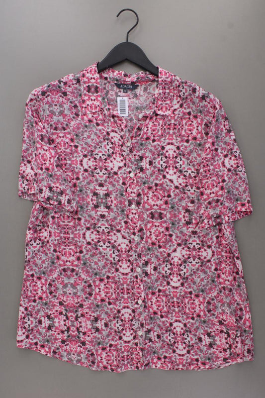 Adagio Kurzarmbluse Gr. 46 pink aus Viskose