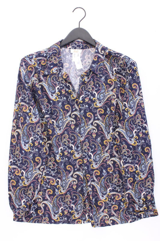 Paola Langarmbluse Gr. 46 mit Paisleymuster mehrfarbig aus Baumwolle