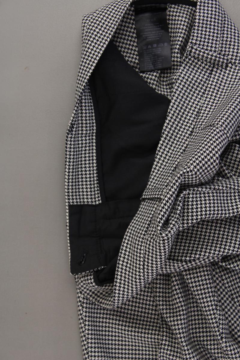 Oui Stoffhose Gr. 40 hahnentritt grau aus Polyester