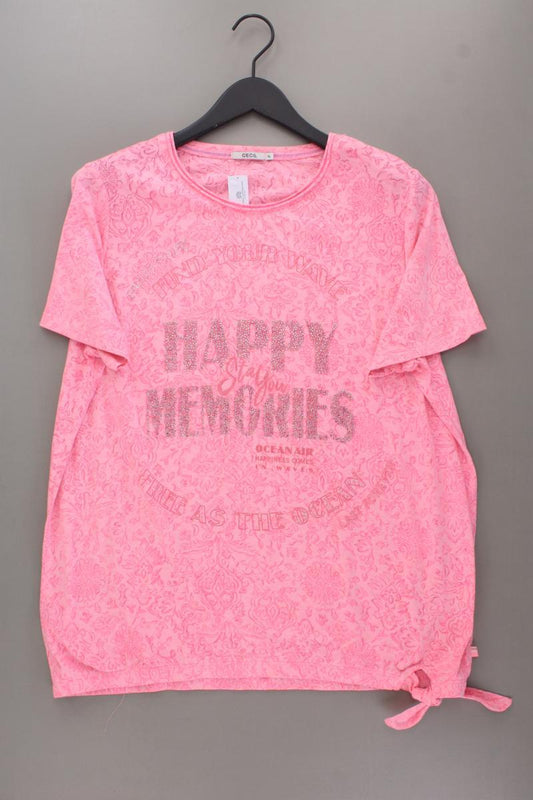 Cecil T-Shirt Gr. XL Kurzarm rosa