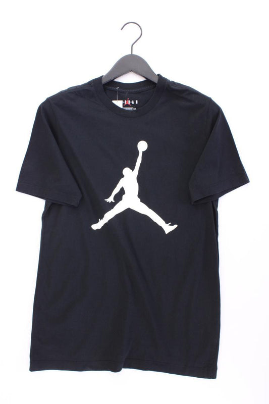 Nike Jordan Shirt für Herren Gr. M Kurzarm schwarz aus Baumwolle