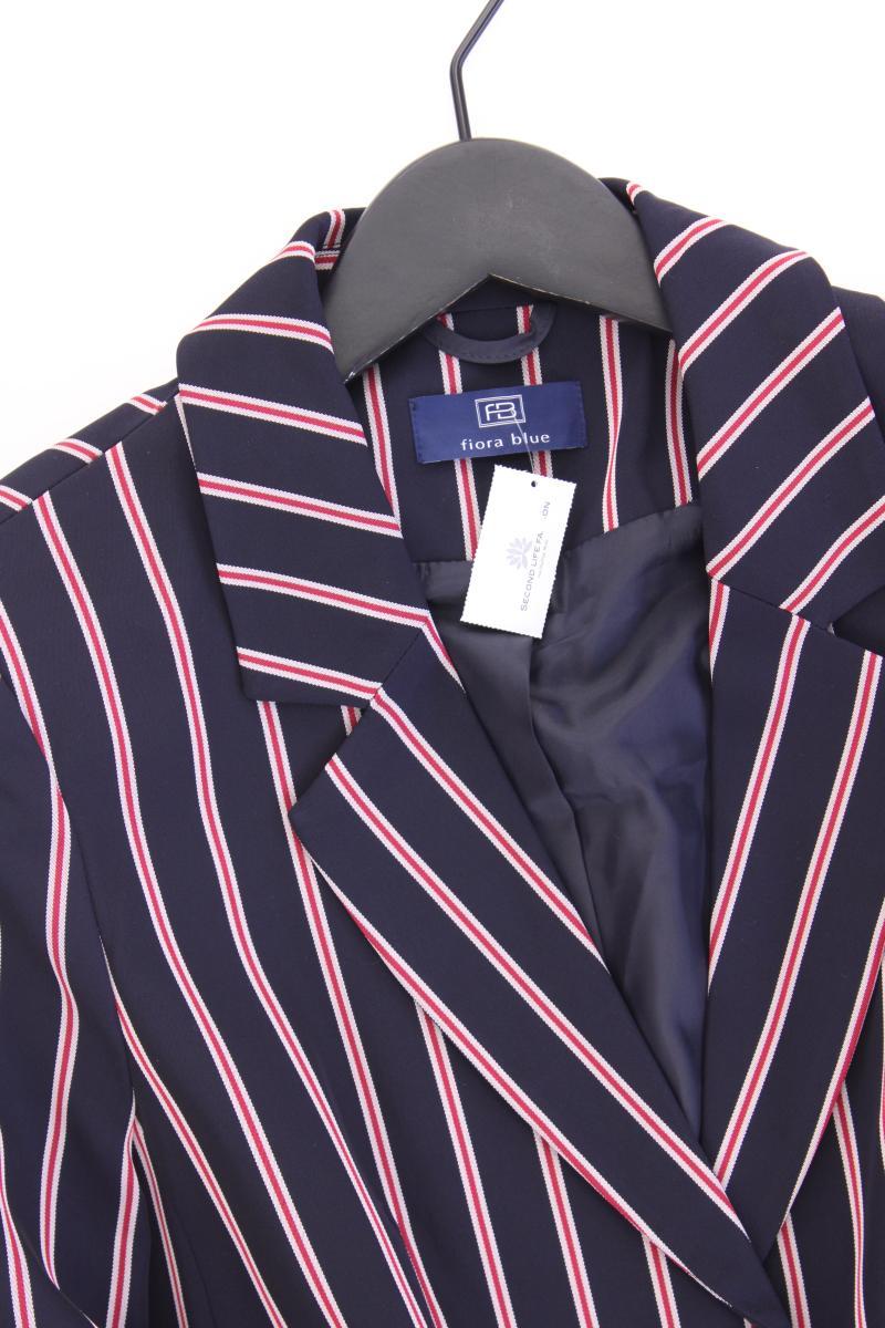 fiora blue Regular Blazer Gr. 36 gestreift blau aus Polyester
