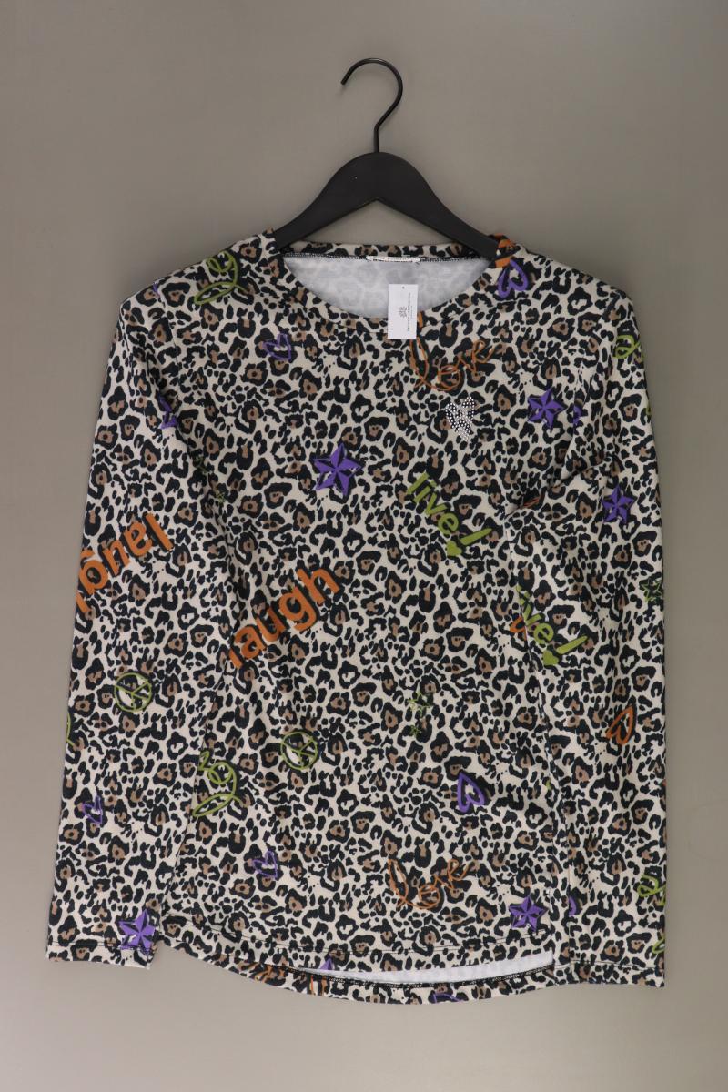 Key Largo Feinstrickpullover Gr. L mit Tierdruck mehrfarbig aus Polyester