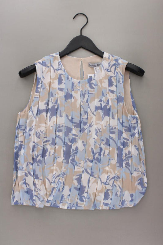 Ashley Brooke Ärmellose Bluse Gr. 38 neuwertig blau aus Polyester