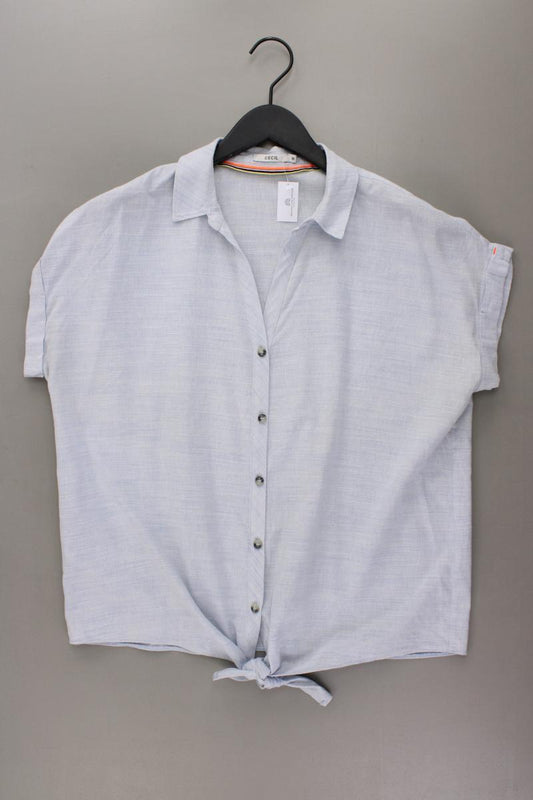 Cecil Kurzarmbluse Gr. M blau