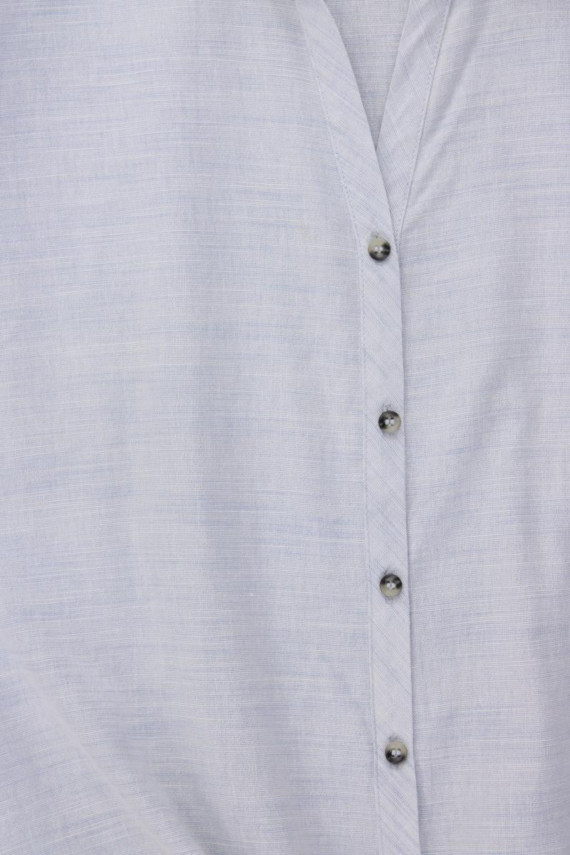 Cecil Kurzarmbluse Gr. M blau