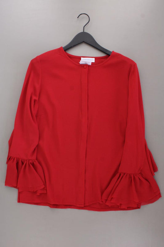 Judith Williams Classic Bluse Gr. 46 neuwertig Trompetenärmel rot aus Polyester