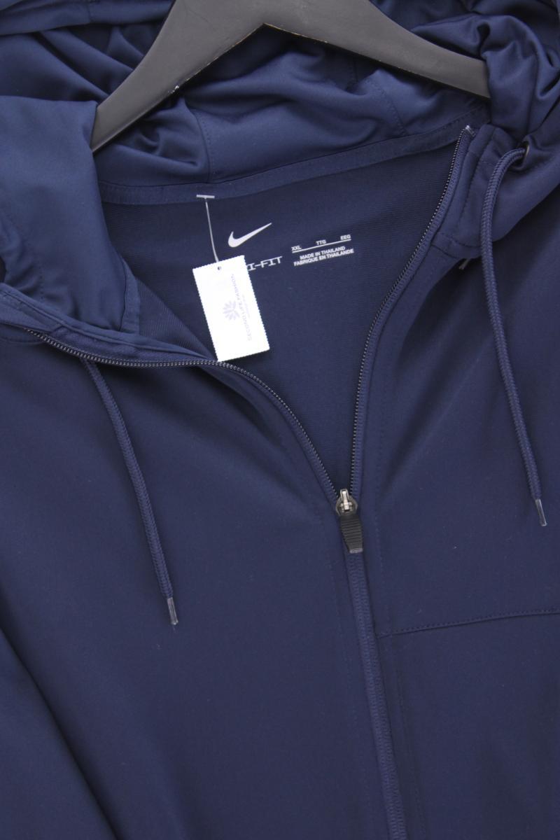 Nike Sportjacke für Herren Gr. XXL blau aus Polyester