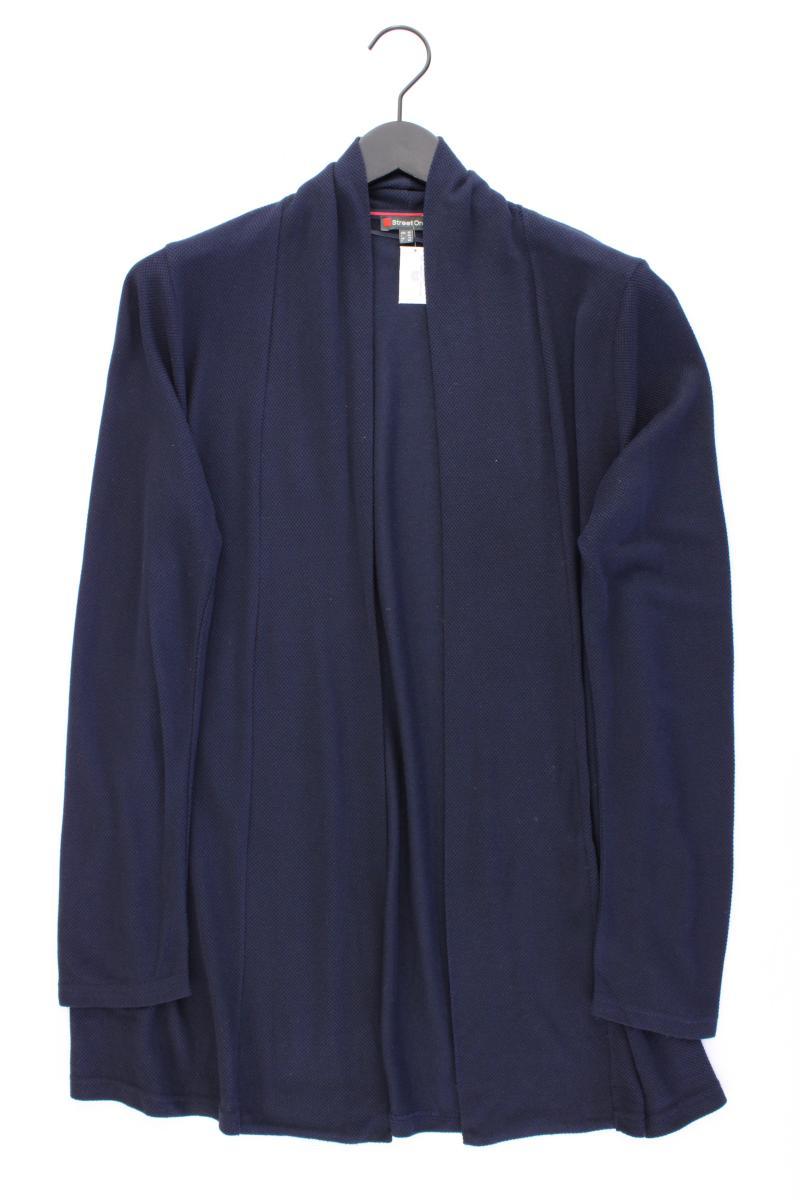 Street One Strickjacke Gr. 42 Langarm blau