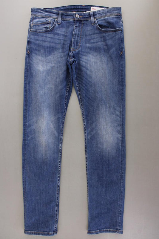 s.Oliver Straight Jeans für Herren Gr. W31/L34 blau aus Baumwolle