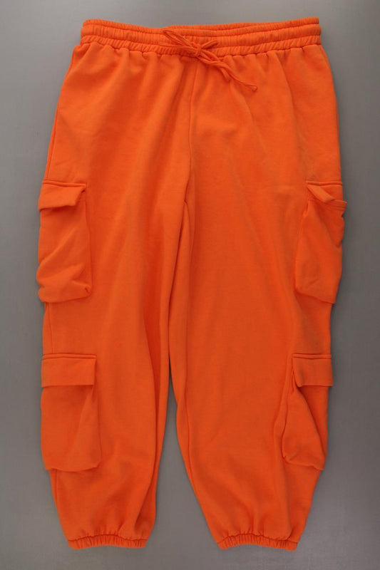 Shein Jogginghose Neon Gr. XXL neuwertig orange aus Polyester