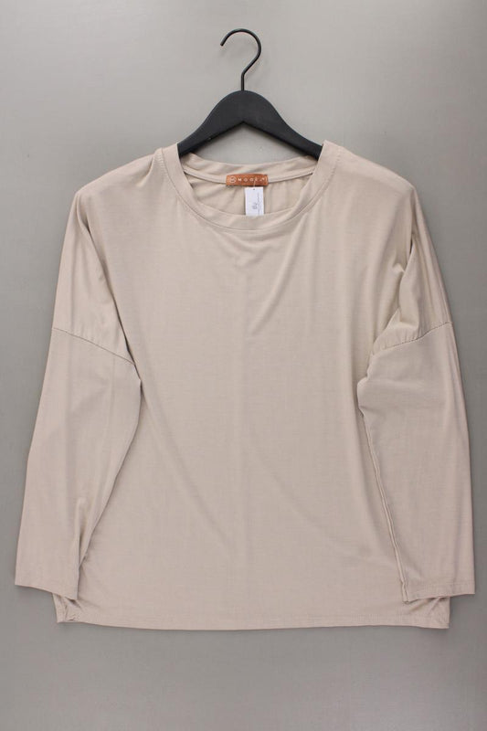 Mooij Oversize-Shirt Gr. OneSize 3/4 Ärmel creme aus Viskose