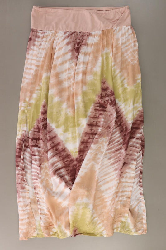 Lascana Stretchrock Gr. 44 mit Batikmuster mehrfarbig aus Baumwolle