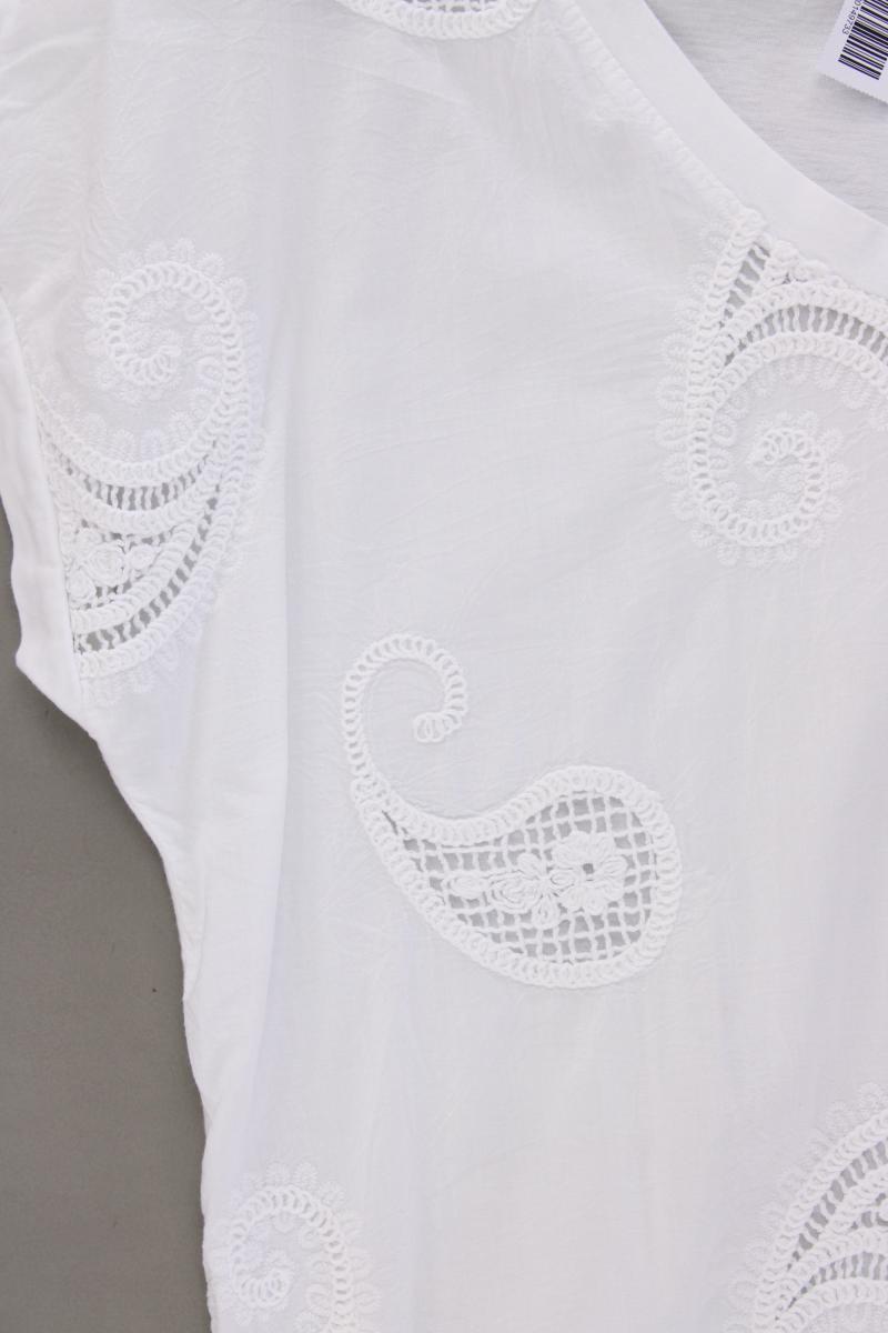 New Collection Shirt Gr. OneSize Kurzarm weiß aus Baumwolle
