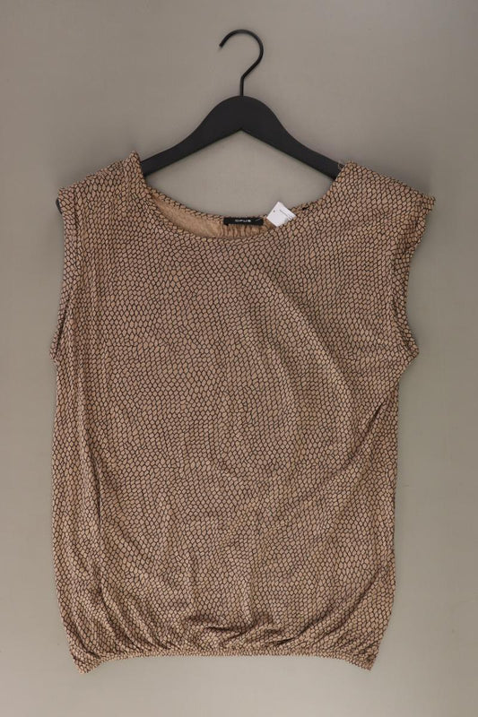 Opus Printshirt Gr. 40 Kurzarm braun aus Viskose