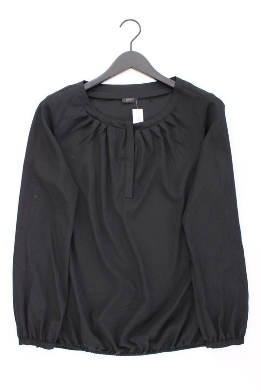 Esprit Collection Langarmbluse Gr. 42 schwarz aus Polyester