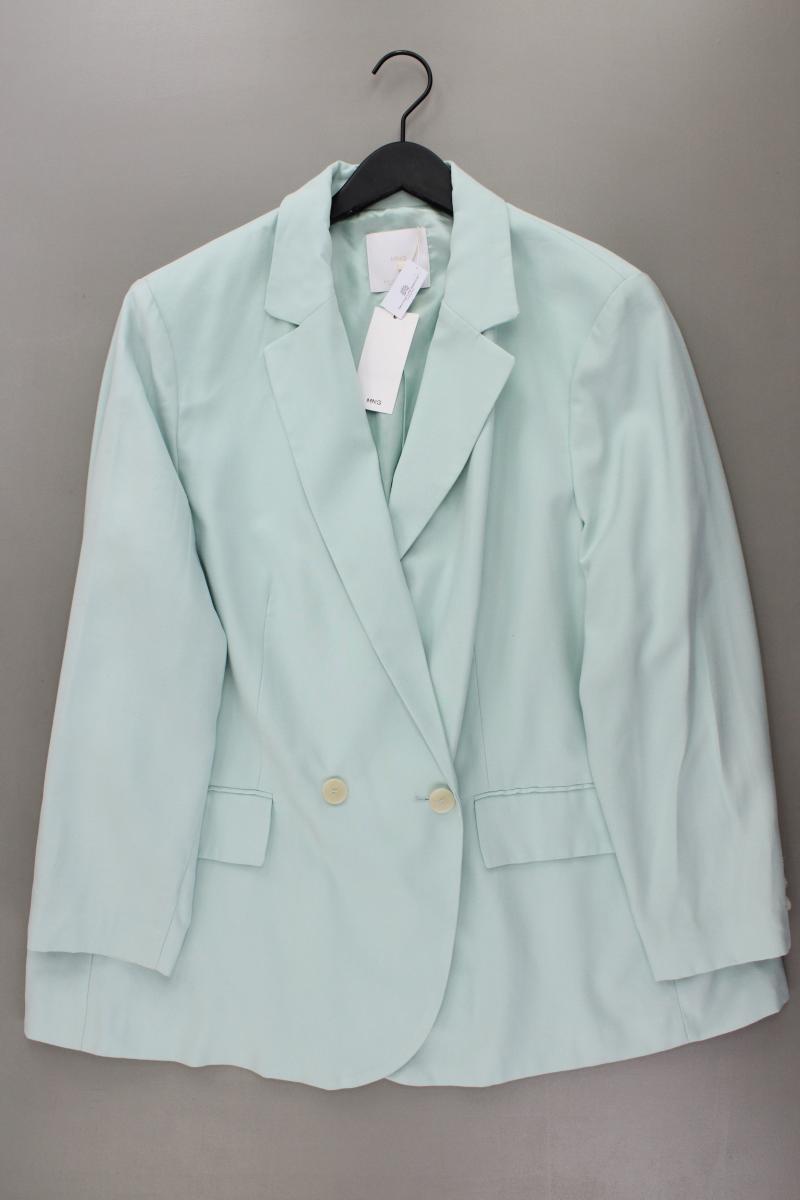 Mango Longblazer Gr. XXL neu mit Etikett blau aus Viskose