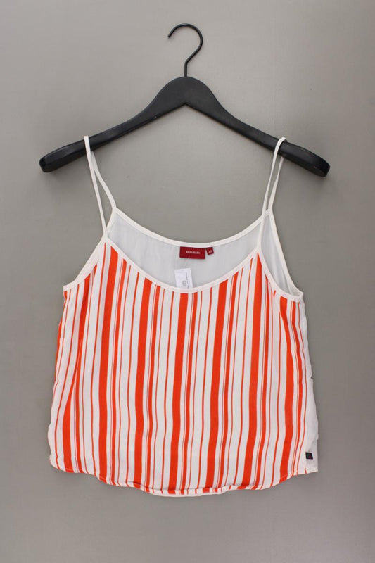Redgreen Top Gr. 42 gestreift orange aus Viskose