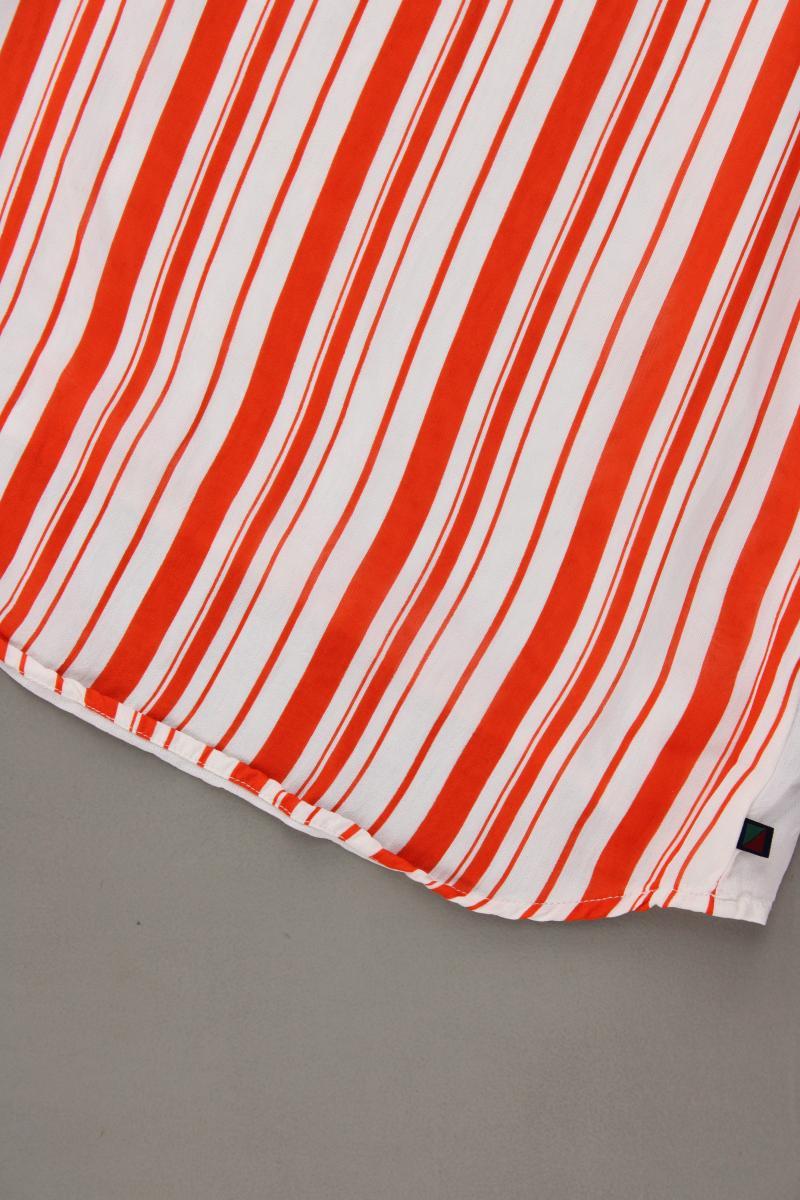 Redgreen Top Gr. 42 gestreift orange aus Viskose