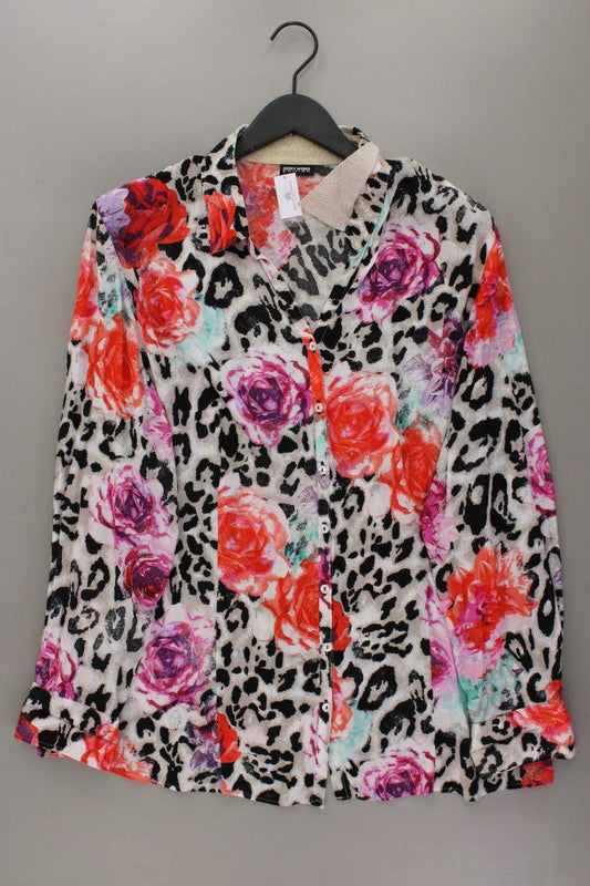 Gerry Weber Langarmbluse Gr. 46 mit Tierdruck mehrfarbig aus Viskose