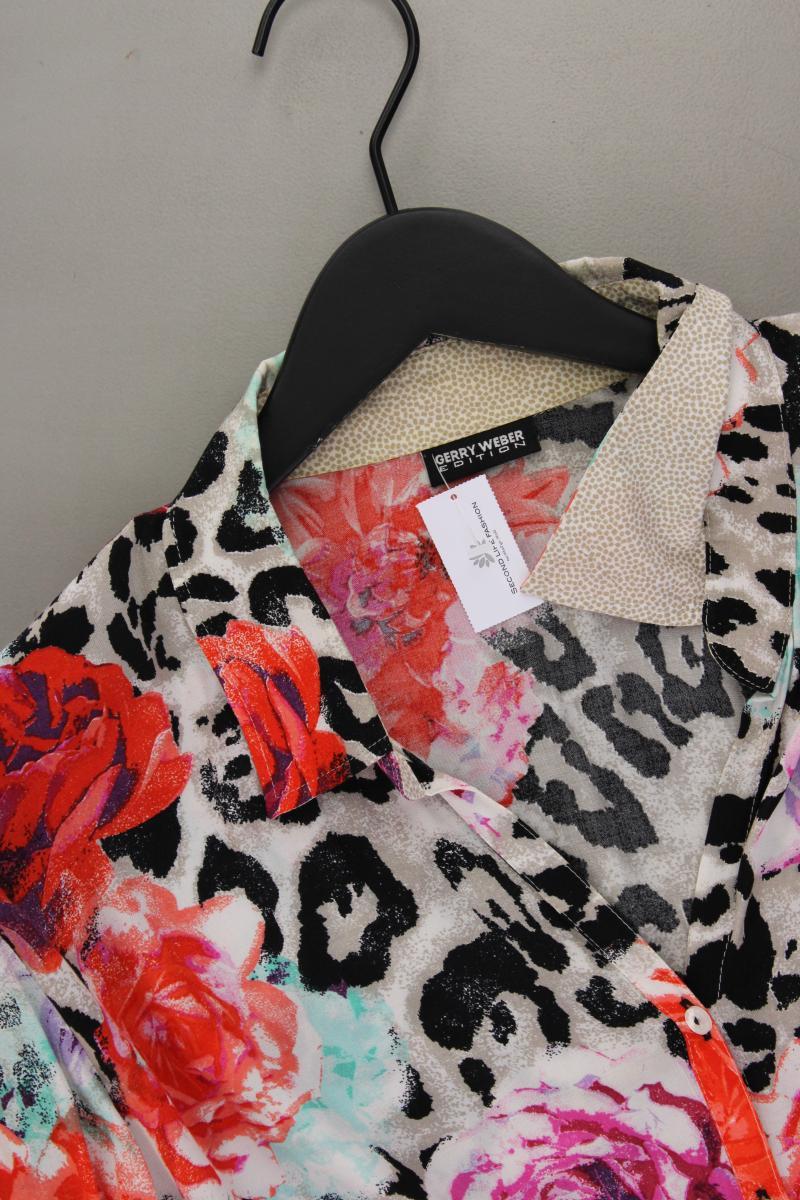 Gerry Weber Langarmbluse Gr. 46 mit Tierdruck mehrfarbig aus Viskose