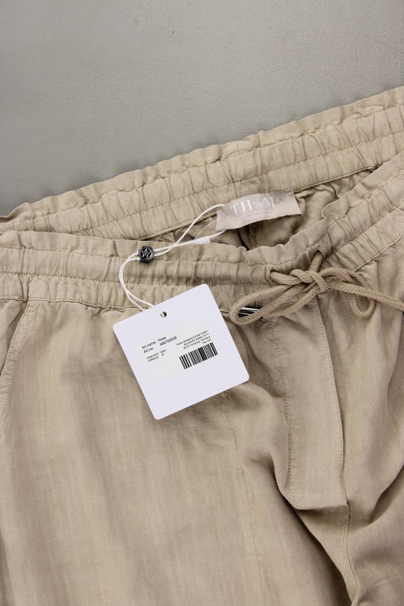 Thom by Thomas Rath Stoffhose Gr. Kurzgröße 24 neu mit Etikett creme aus Viskose