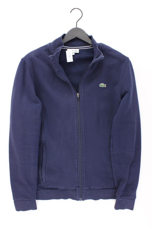 Lacoste Classic Strickjacke für Herren Gr. L Langarm blau aus Baumwolle