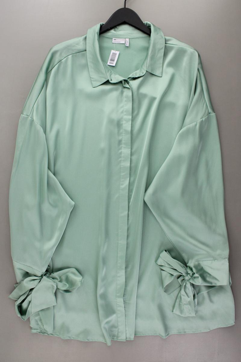 Asos Longbluse Mintgrün Gr. 52 Langarm aus Polyester
