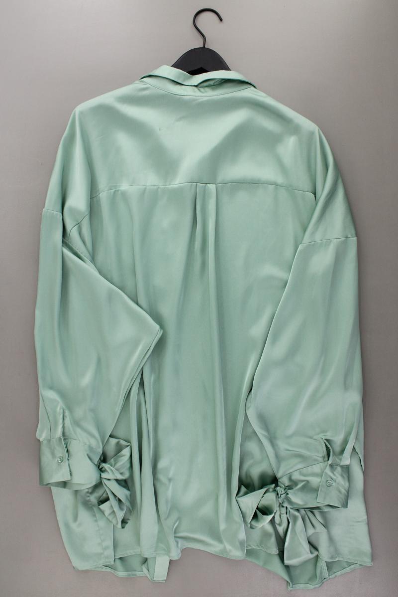 Asos Longbluse Mintgrün Gr. 52 Langarm aus Polyester