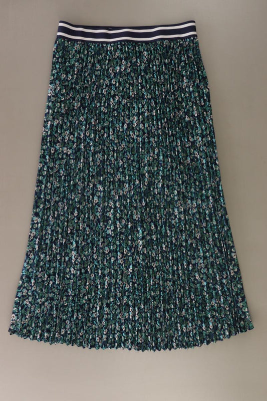 JOULES Stretchrock Gr. 38 mit Blumenmuster blau aus Polyester