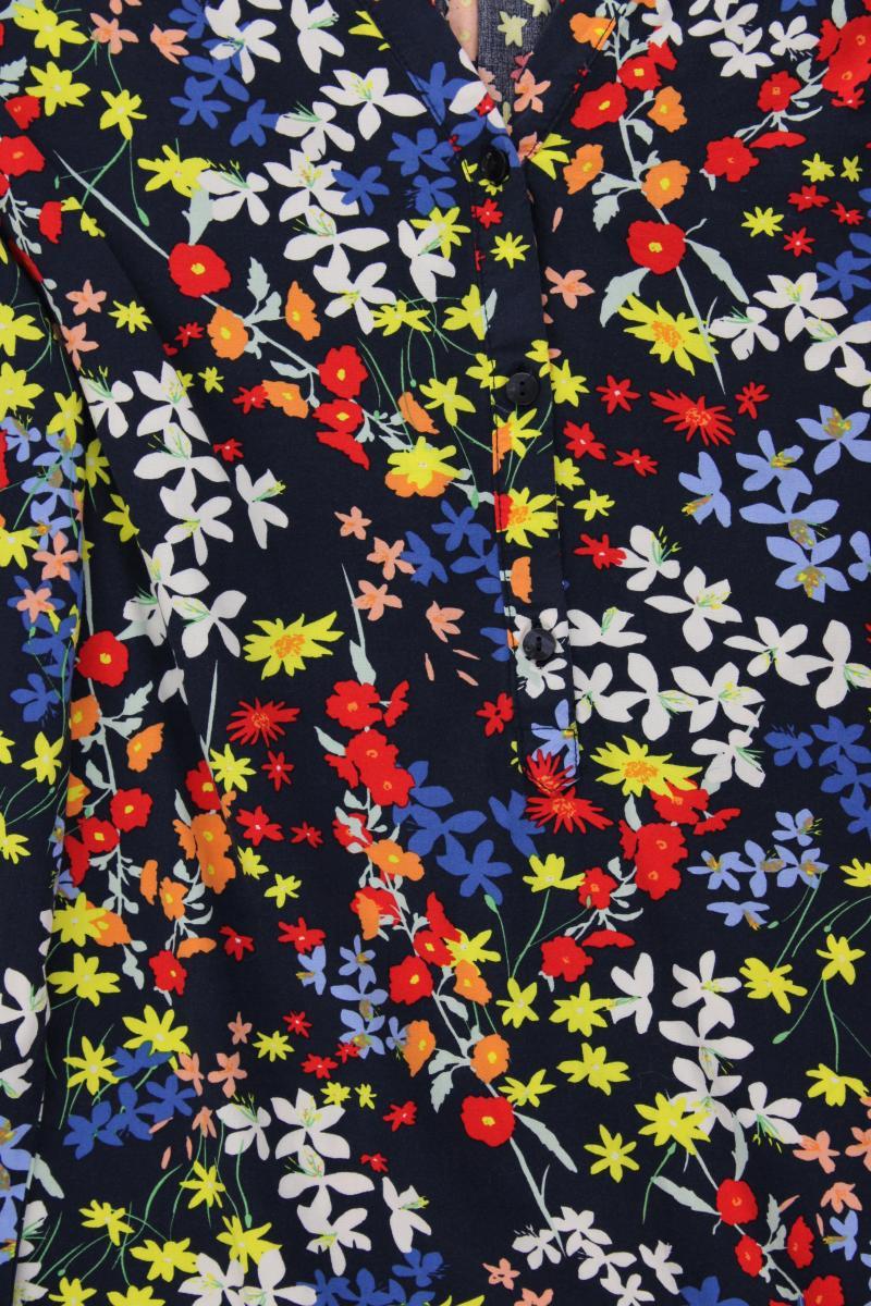 s.Oliver Langarmbluse Gr. 38 mit Blumenmuster mehrfarbig aus Viskose