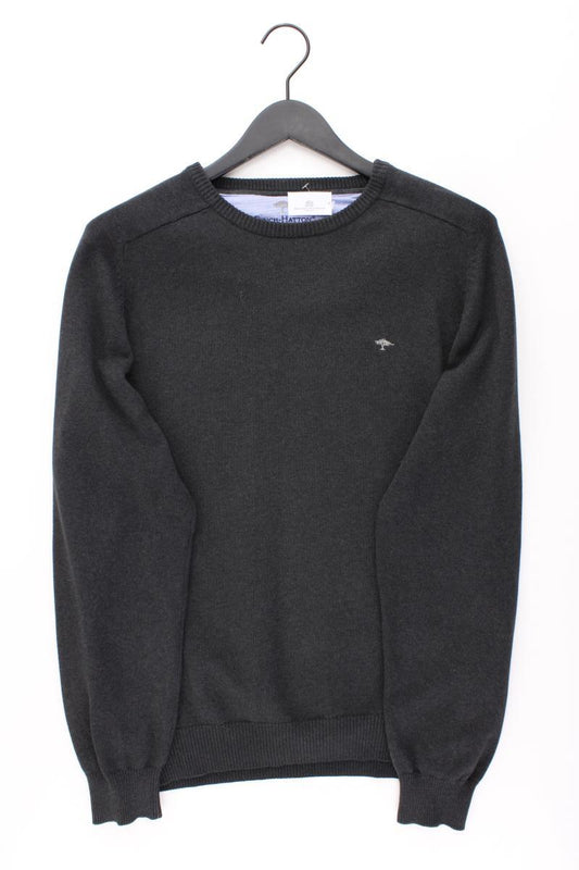 Fynch Hatton Feinstrickpullover für Herren Gr. L grau aus Baumwolle