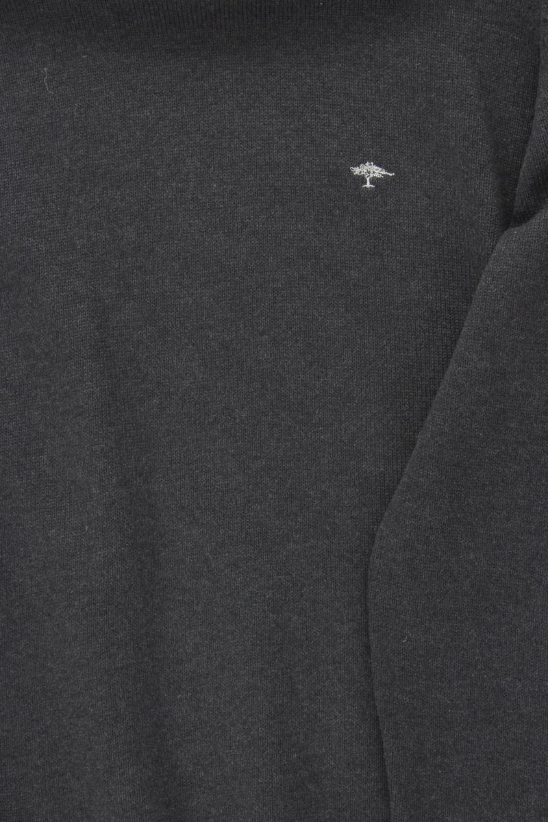 Fynch Hatton Feinstrickpullover für Herren Gr. L grau aus Baumwolle