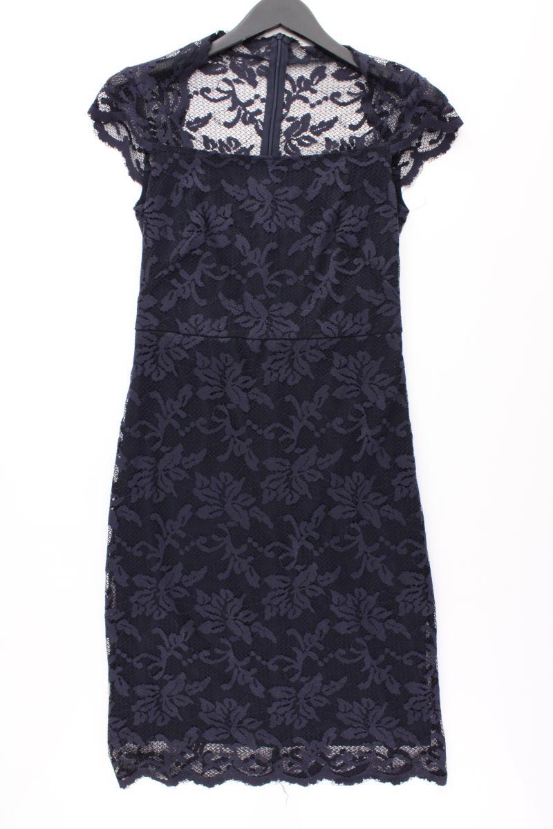 Esprit Spitzenkleid Gr. S Kurzarm blau aus Polyamid