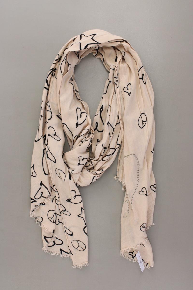 Tuch mit Peace Zeichen creme