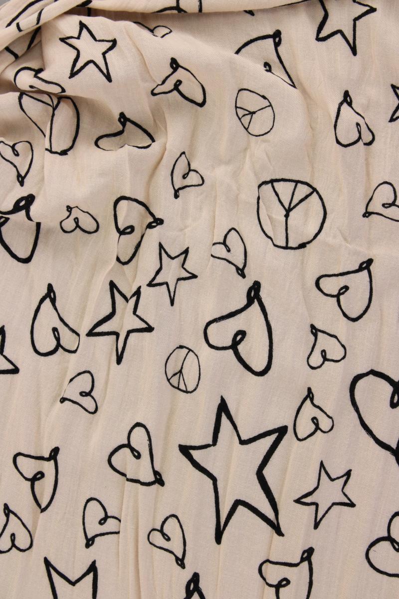 Tuch mit Peace Zeichen creme