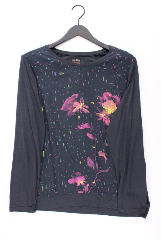 s'questo Longsleeve-Shirt Gr. 44 Langarm grau aus Baumwolle