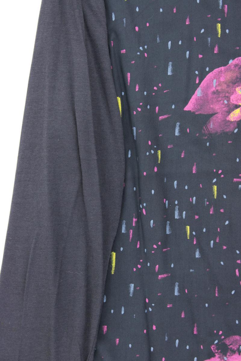 s'questo Longsleeve-Shirt Gr. 44 Langarm grau aus Baumwolle