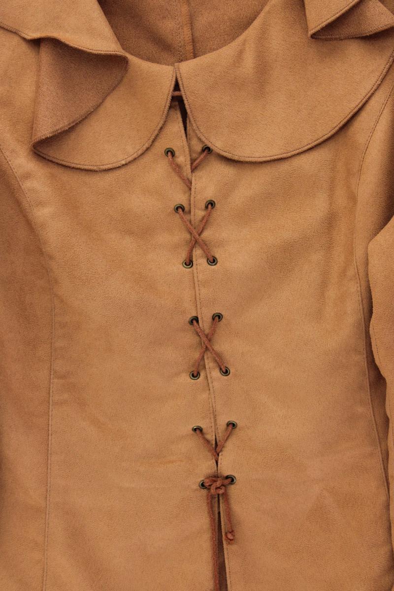 Alba Moda Langarmbluse Gr. 40 Vintage braun aus Polyester